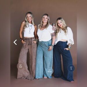 Three Bird Nest Relaxin’ Robin Wide Leg Pant - Large